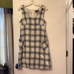 Wool blend jumper dress with pockets